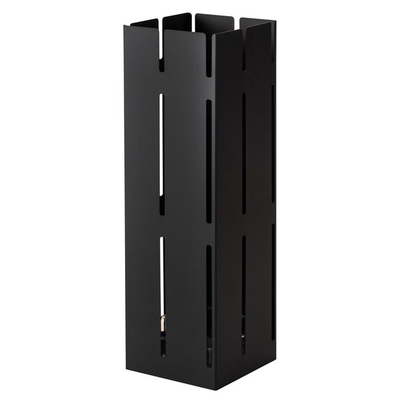 場所をとらないコンパクト傘立て スリット(ブラック) 1枚目画像