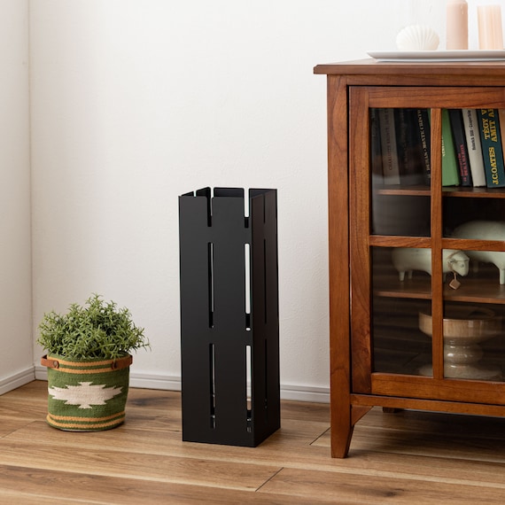 場所をとらないコンパクト傘立て スリット(ブラック) 3枚目画像