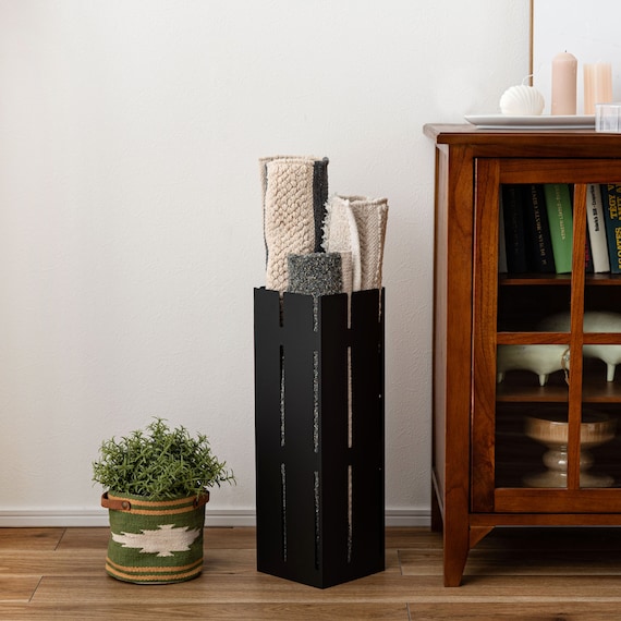 場所をとらないコンパクト傘立て スリット(ブラック) 5枚目画像