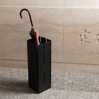 場所をとらないコンパクト傘立て スリット(ブラック) 6枚目画像