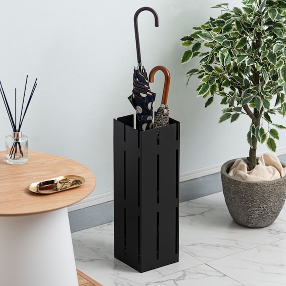 場所をとらないコンパクト傘立て スリット(ブラック) 7枚目画像