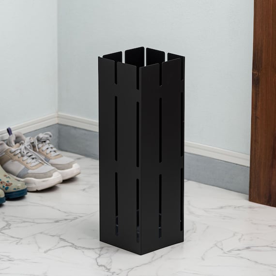 場所をとらないコンパクト傘立て スリット(ブラック) 9枚目画像