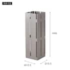 場所をとらないコンパクト傘立て スリット(ブラック) 21枚目画像