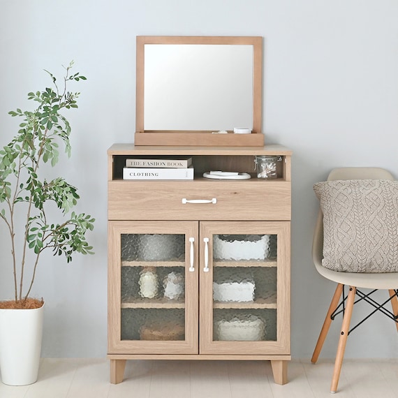 デスクや玄関に便利な大型卓上ミラー (GN) 7枚目画像