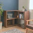 伸縮回転オープンラック (80×80 BR) 5枚目画像