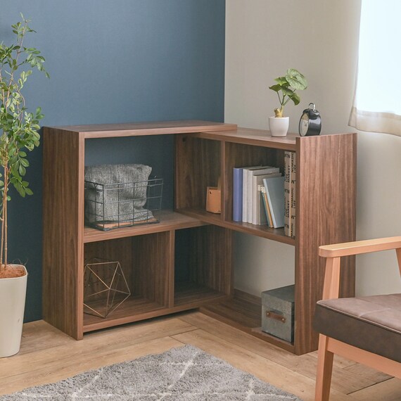 伸縮回転オープンラック (80×80 BR) 5枚目画像