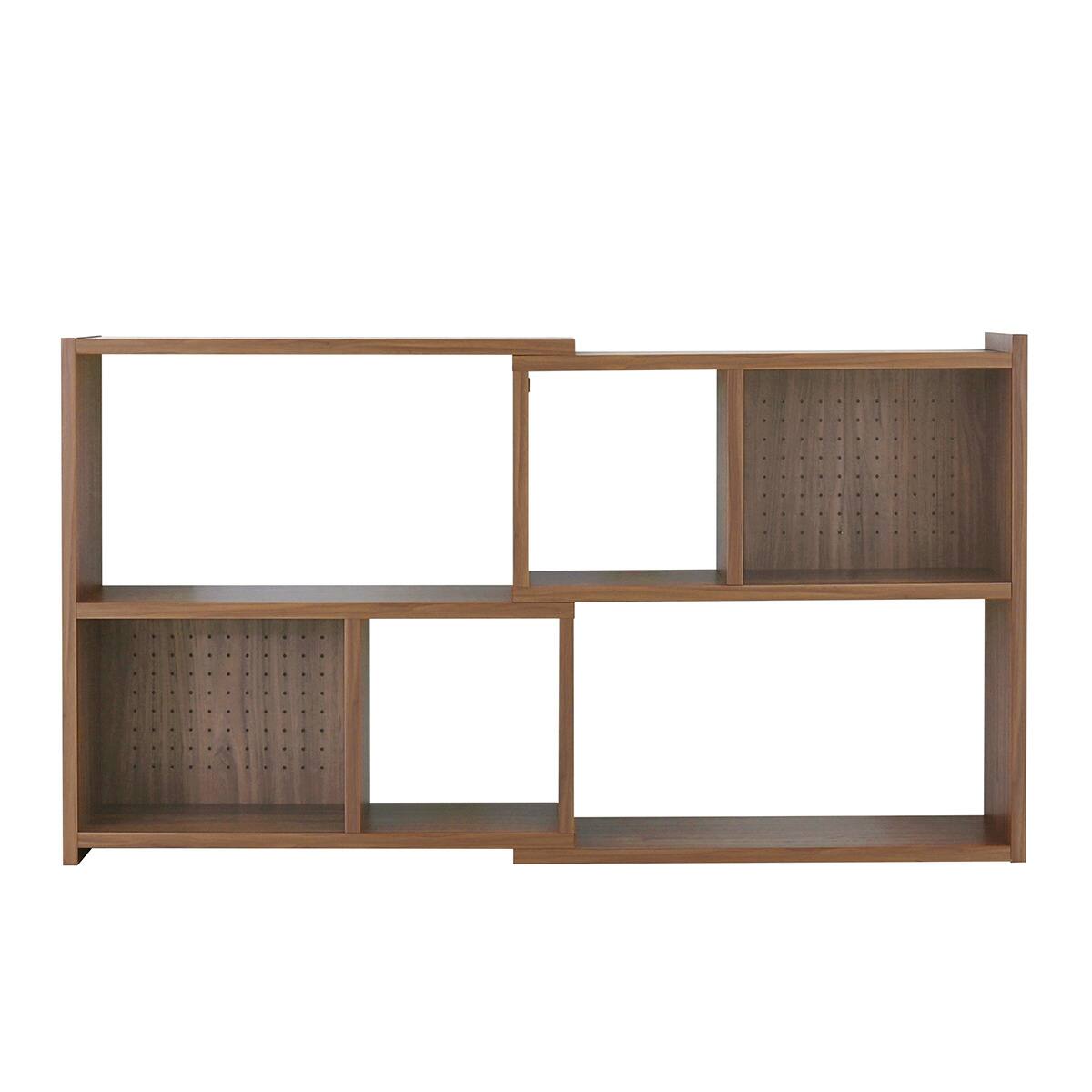 伸縮回転オープンラック (80×80 BR) | ニトリネット【公式】 家具