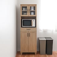 石目調ガラスの北欧風レンジラック【期間限定価格:8/8~9/24まで】