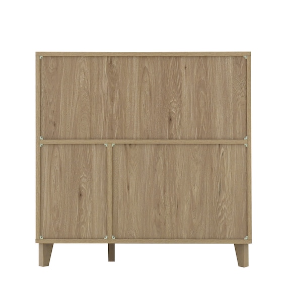 石目調ガラスの北欧風キッチンカウンター (幅90cm GN) 7枚目画像