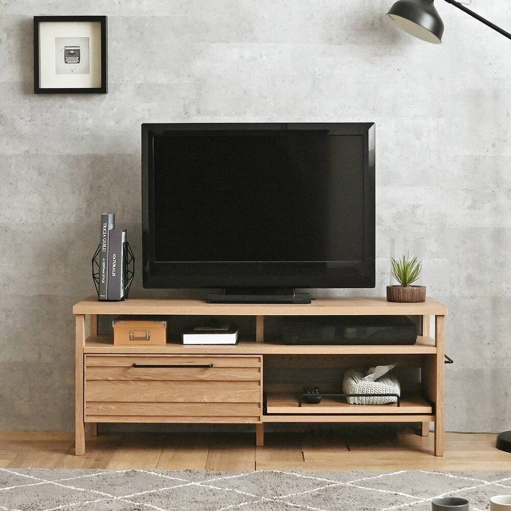 ニトリ テレビ台 ローボード テレビボード リビングボード ダーク 