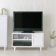 アーチ型デザインのローボード (幅80cm)