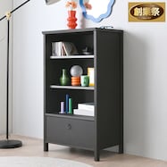 ヴィンテージ調のシンプルキャビネット (幅60cm DBR)【期間限定価格:11/28~1/5まで】