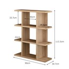 見せる収納 (幅90×高さ113cm GN) 5枚目画像