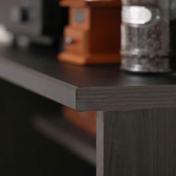 ゴミ箱も収まるシンプルキッチン収納 (ブラック) 9枚目画像