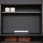 ゴミ箱も収まるシンプルキッチン収納 (ブラック) 10枚目画像