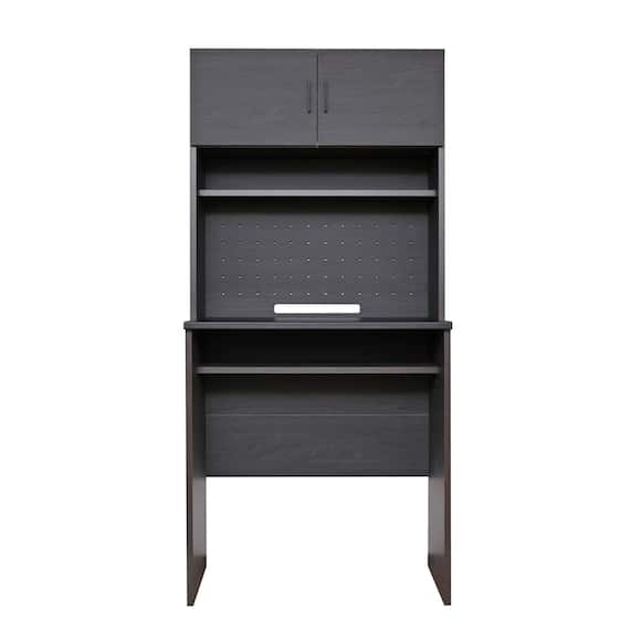 ゴミ箱も収まるシンプルキッチン収納 (ブラック) 17枚目画像