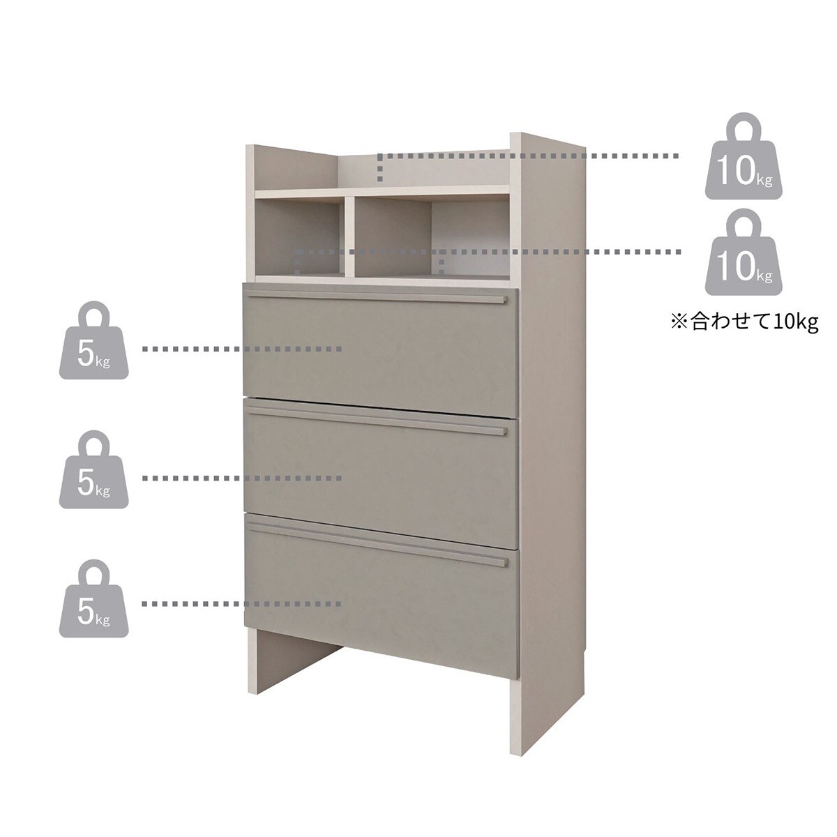 ニトリ 木製キャビネット 4段引き出し 2扉 漫画 オタ活 楽天市場】木目柄が美しい薄型スクエアキャビネット 扉2列(幅