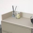 スリム設計のモダンキャビネット (幅90cm GY) 4枚目画像