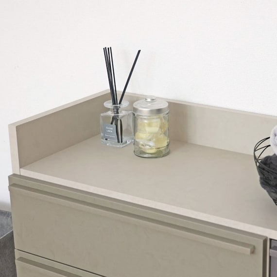 スリム設計のモダンキャビネット (幅90cm GY) 4枚目画像