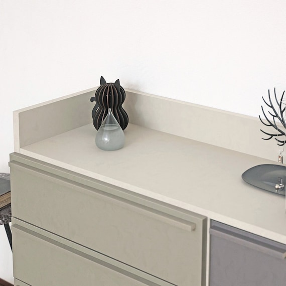 スリム設計のモダンキャビネット (幅90cm GY) 5枚目画像