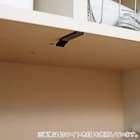 スリム設計のモダンキャビネット (幅90cm GY) 9枚目画像