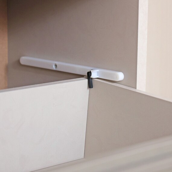 スリム設計のモダンキャビネット (幅90cm GY) 10枚目画像