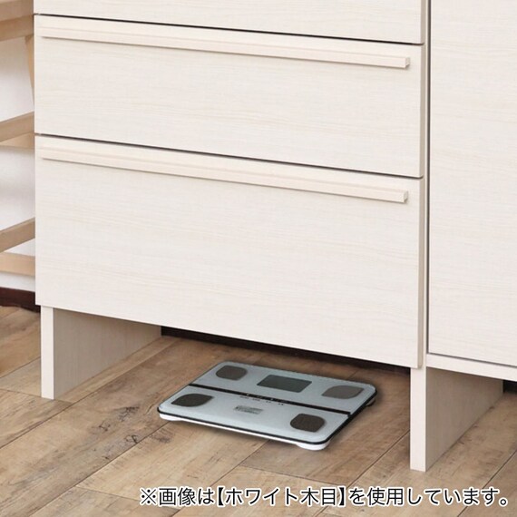 スリム設計のモダンキャビネット (幅90cm GY) 13枚目画像