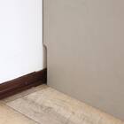 スリム設計のモダンキャビネット (幅90cm GY) 14枚目画像