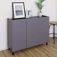 塗り壁調モダンキャビネット