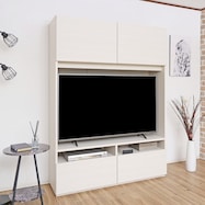 モダン ハイタイプテレビボード(幅134.5cm)