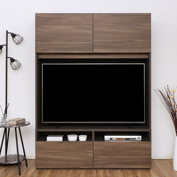 モダン ハイタイプテレビボード (幅134.5cm BR) | ニトリネット【公式 