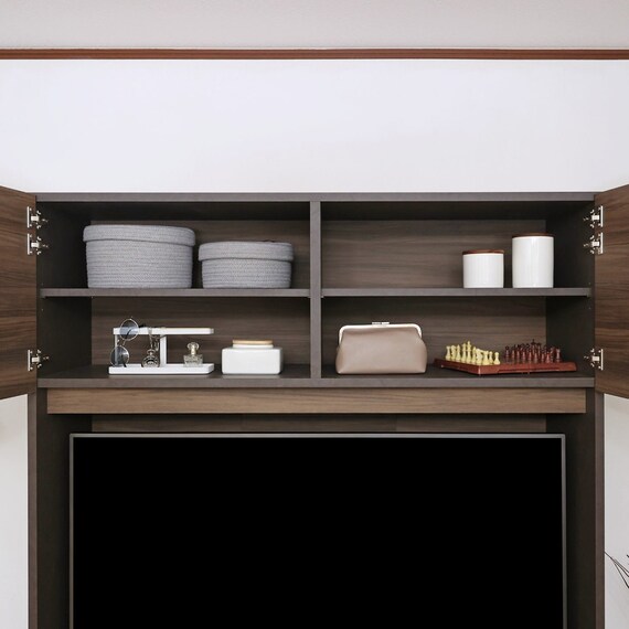 モダン ハイタイプテレビボード (幅134.5cm BR) | ニトリネット【公式 