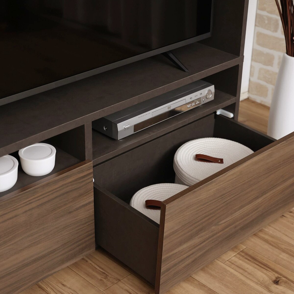モダン ハイタイプテレビボード (幅134.5cm BR) | ニトリネット
