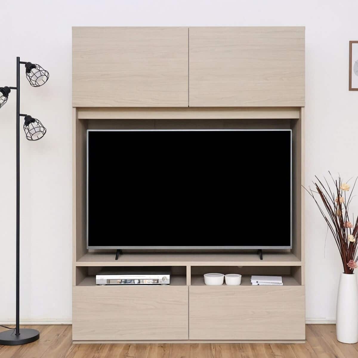 【送料込み　最安値】ニトリ　ハイタイプ　テレビボード モダン ハイタイプテレビボード (幅135cm グレージュ) | ニトリネット
