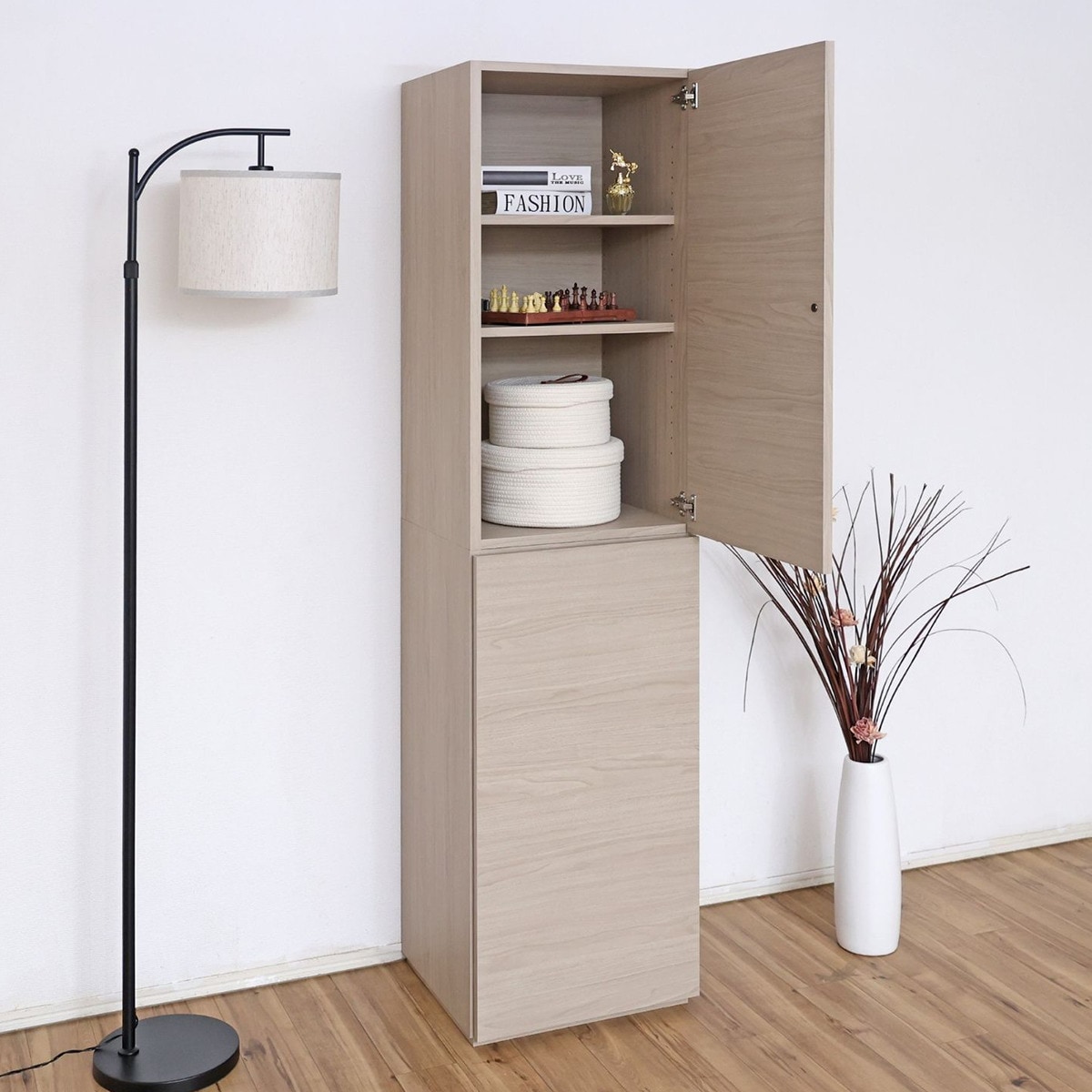 モダン キャビネット (幅45cm グレージュ) | ニトリネット【公式