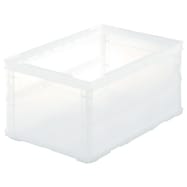 TRUSCO 折りたたみコンテナスケルコン 薄型タイプ フタなし 40L