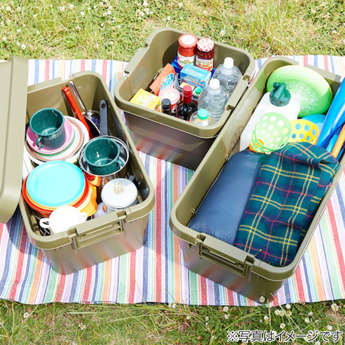 TRUSCO 道具箱トランクカーゴ 50L(オリーブドラブ) | ニトリネット