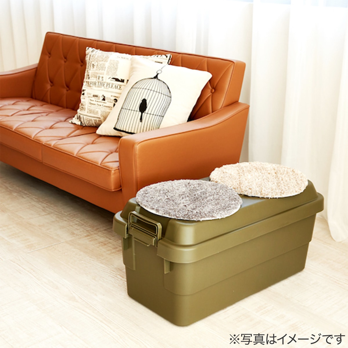 TRUSCO 道具箱トランクカーゴ 50L(オリーブドラブ) | ニトリネット