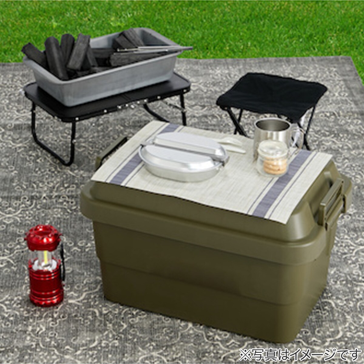 TRUSCO 道具箱トランクカーゴ 50L(オリーブドラブ) | ニトリネット