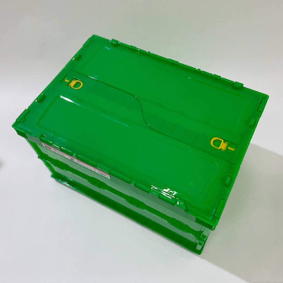 TRUSCO 折りたたみコンテナスケルコン 薄型タイプ スライドロックフタ
