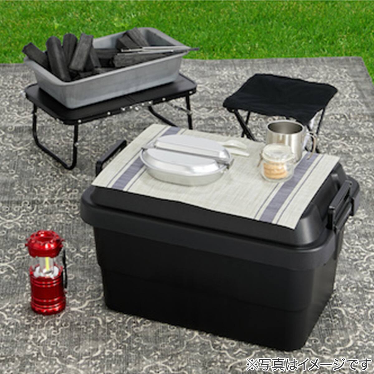 TRUSCO 道具箱トランクカーゴ 50L(ブラック) | ニトリネット【公式