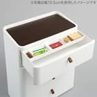 ロイヤルドロアー 3段 543(WH/DBR) 4枚目画像