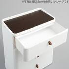 ロイヤルドロアー 3段 543(WH/DBR) 5枚目画像