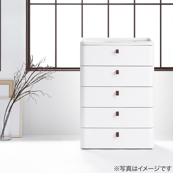 ロイヤルドロアー 5段 725(WH/DBR) | ニトリネット【公式】 家具 