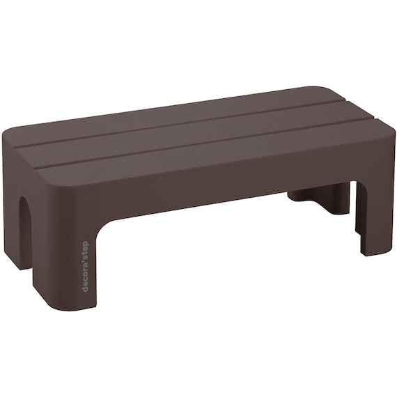 丸みのあるデザインのステップ (Lサイズ ブラウン) 1枚目画像