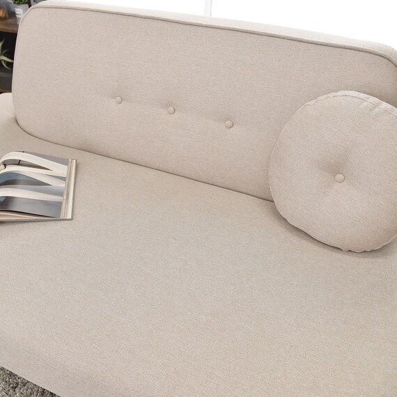 座面が広い2.5人掛けソファ (ESN BE) 4枚目画像