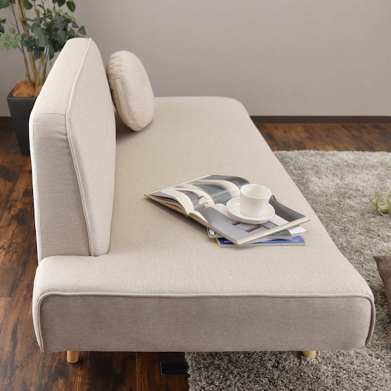 座面が広い2.5人掛けソファ (ESN BE) 5枚目画像