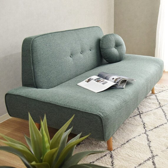 座面が広い2.5人掛けソファ (ESN GR) 4枚目画像