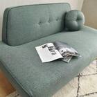 座面が広い2.5人掛けソファ (ESN GR) 5枚目画像