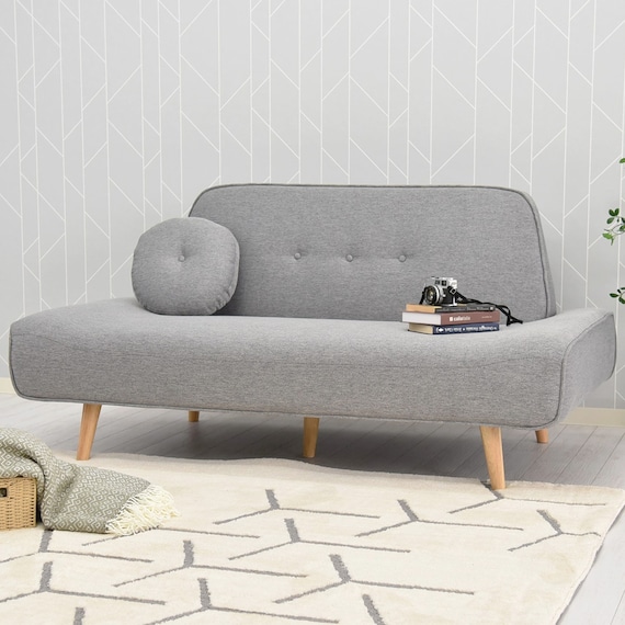 座面が広い2.5人掛けソファ (ESN GY) 1枚目画像